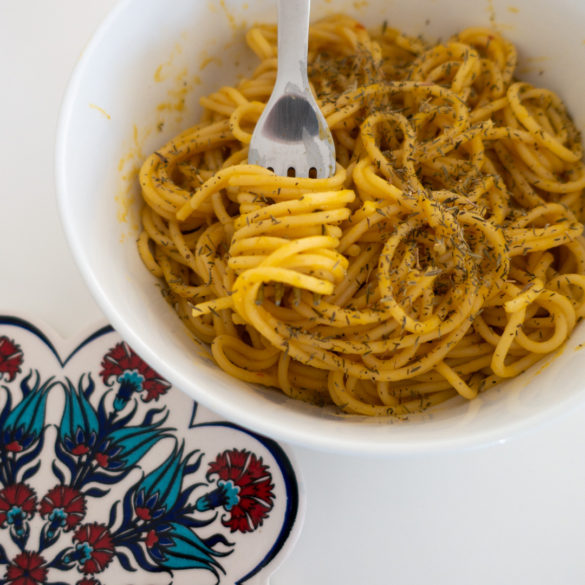 Easy butternut pumpkin pasta