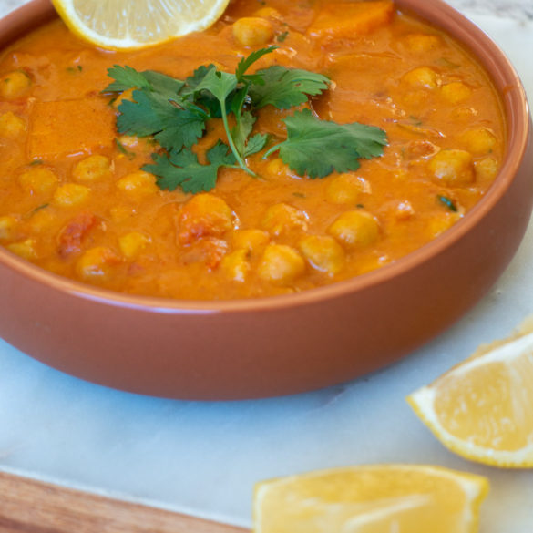 Chickpea and Sweet Potato Curry