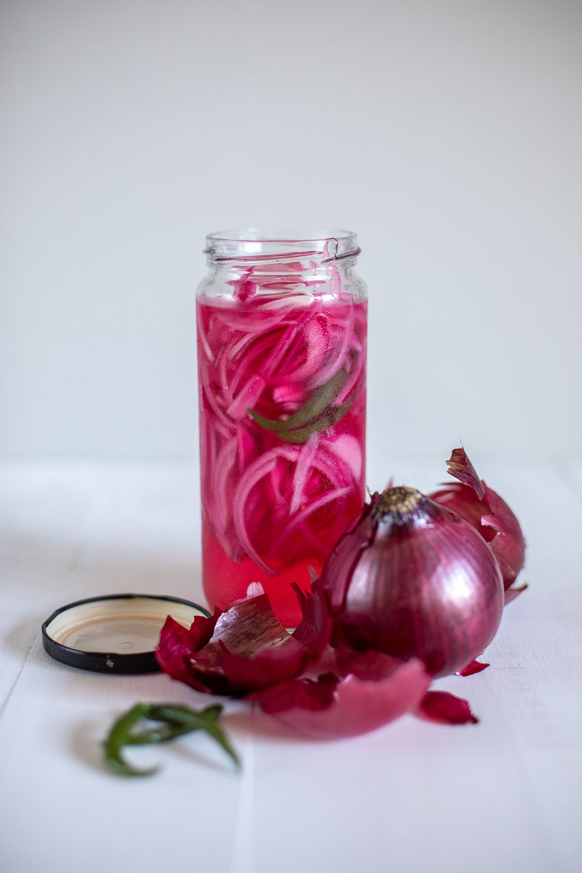 Pickled red onions